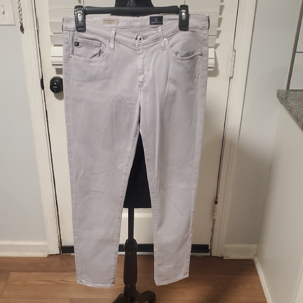 Ag Adriano Goldschmied Women's Light Gray Jeans